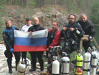 Cave divers from Russia